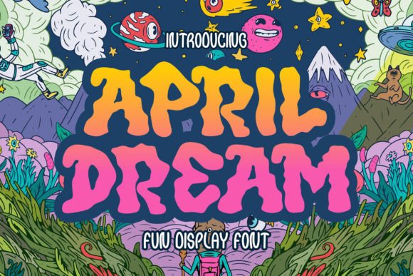 April Dream: A Charming Display Font for Editorial Elegance