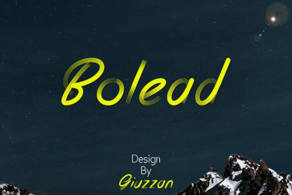 Bolead: A Sleek Display Font for Modern Web Design