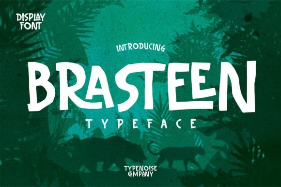 Brasteen: A Vibrant Typeface for Eye-Catching Branding