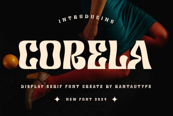 Corela: A Psychedelic Display Font for Creative Web Design