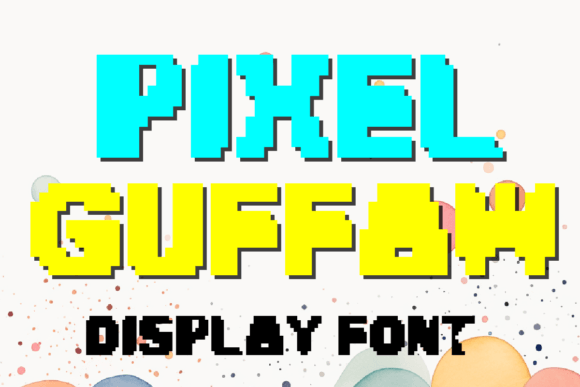Discover Guffaw: A Playful Display Font for Creative Projects