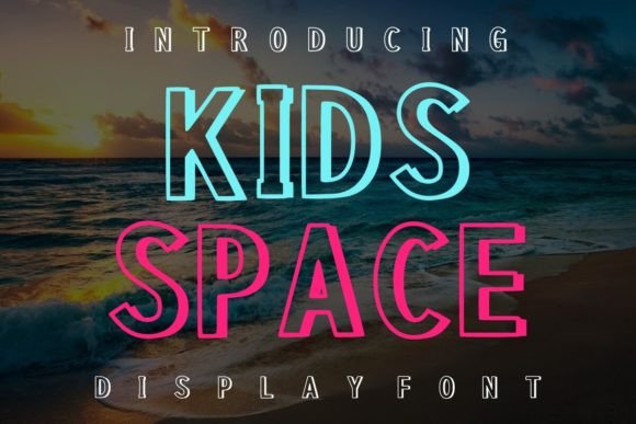 Discovering Kids Space: A Friendly Display Font for Creative Projects