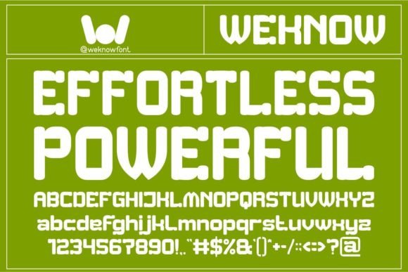 Effortless Powerful: A Bold Display Font for Modern Web Design