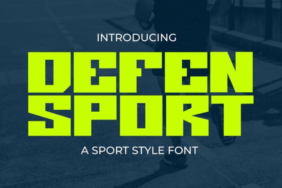 Enhance Your Brand with Defen Sport: A Dynamic Display Font