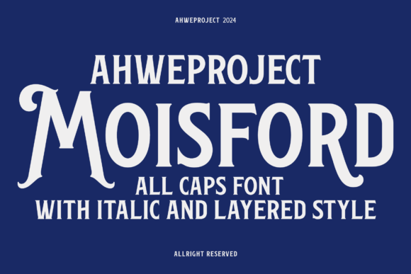 Enhance Your Brand with Moisford: A Premium Display Font