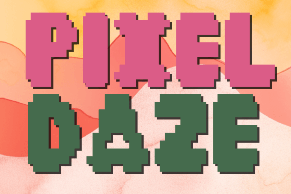 Enhance Your Editorial Design with Pixel Daze Font