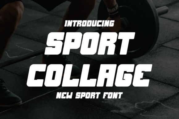 Explore Sport Collage: A Bold and Modern Display Font