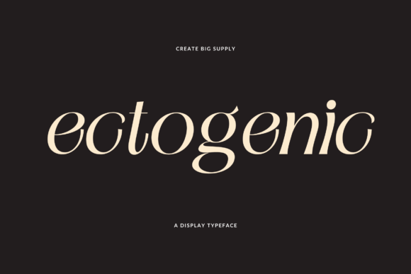 Exploring Ectogenic: A Versatile Font for Creative Branding