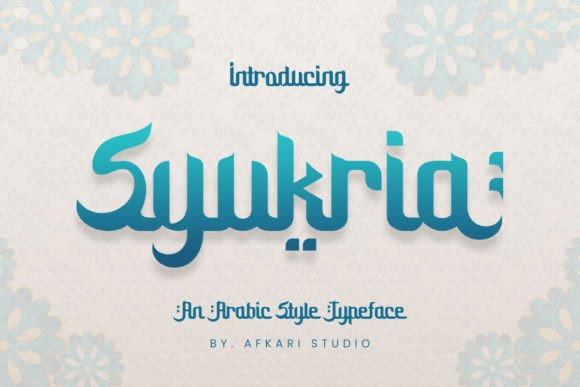 Exploring Syukria: A Bold Display Font for Creative Projects