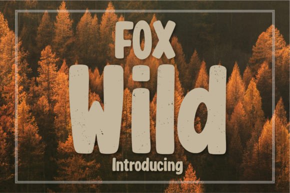 Fox Wild: A Bold and Playful Display Typeface