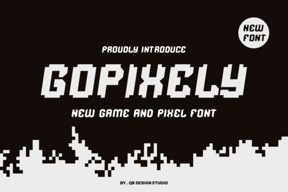 Gopixely: A Bold and Playful Display Font