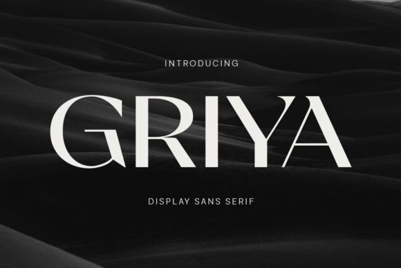 Griya: A Refined Sans-Serif Font for Modern Web Design
