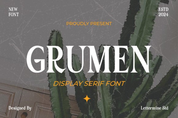 Grumen: Elevate Your Campaigns with This Elegant Serif Font