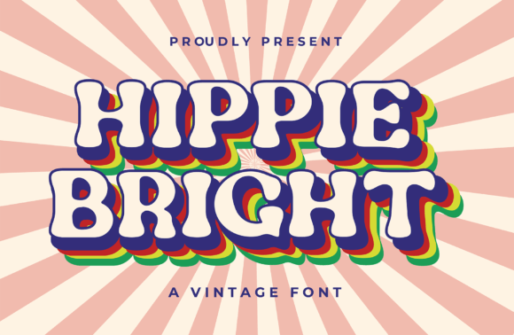 Hippie Bright: A Groovy Font for Eye-Catching Campaigns