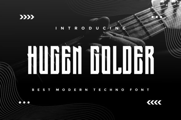 Hugen Golder: A Modern Display Font for Crafters