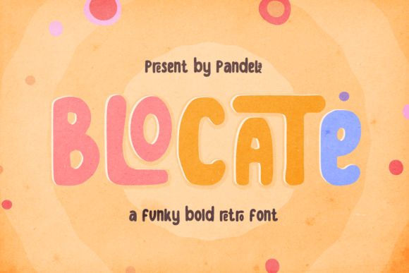 Introducing Blocate: A Bold Retro Display Font for Modern Brands