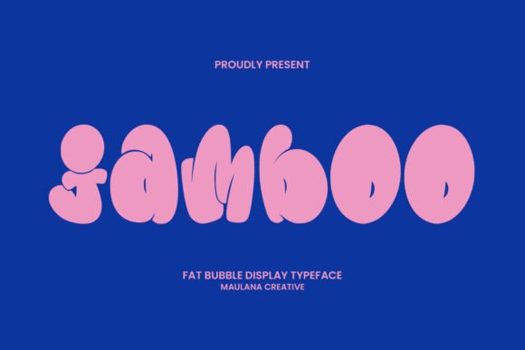Jamboo: A Bold and Playful Display Font