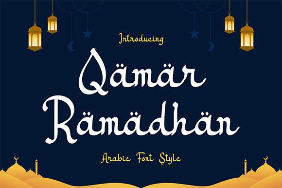 Qamar Ramadhan: Elevate Your Brand with This Elegant Display Font