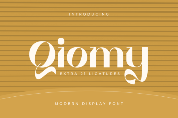 Qiomy: A Bold and Energetic Typeface