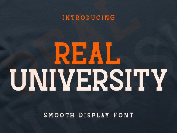 Real University: A Versatile Font for Modern Web Design