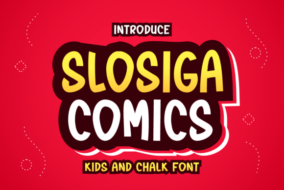 Slosiga Comics: A Playful Display Font