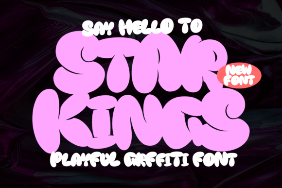 Star Kings: A Unique Display Font for Creative Branding