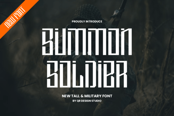 Summon Soldier: The Quirky Display Font for Creative Marketers