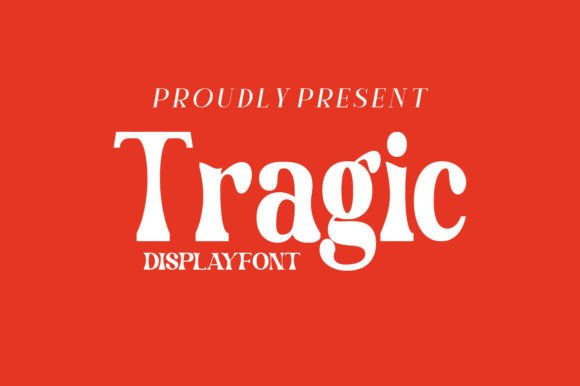 Tragic: A Fun and Quirky Display Font for Editorial Design
