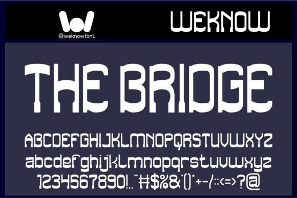 Transform Your Brand with The Bridge: A Playful Slab Serif Font
