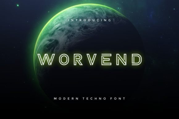 Worvend: A Bold, Modern Display Font for Web Design